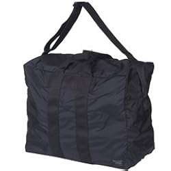 美品◎ポーター STAIN 2way ダッフルバッグ キャンバス ブラック 美品◎ポーター STAIN 2way ダッフルバッグ キャンバス ブラック